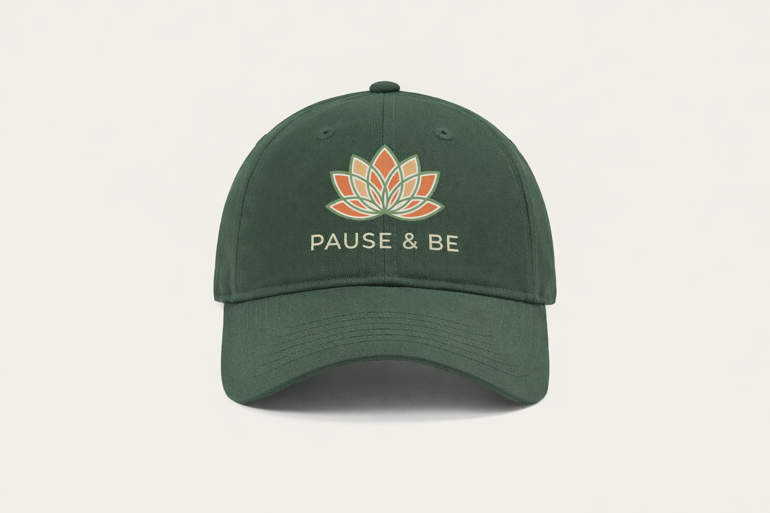 Pause & Be | Lotus Flower Baseball Cap 🌸