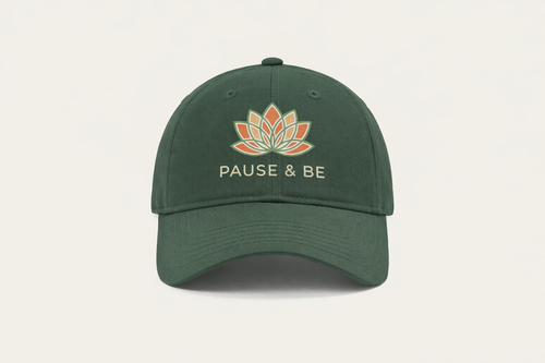 Pause & Be | Lotus Flower Baseball Cap 🌸