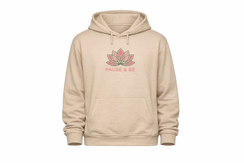 Pause & Be | Lotus Flower Hoodie 🌸