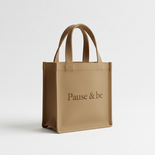 Pause & Be | Lotus Tote Bag 🌸